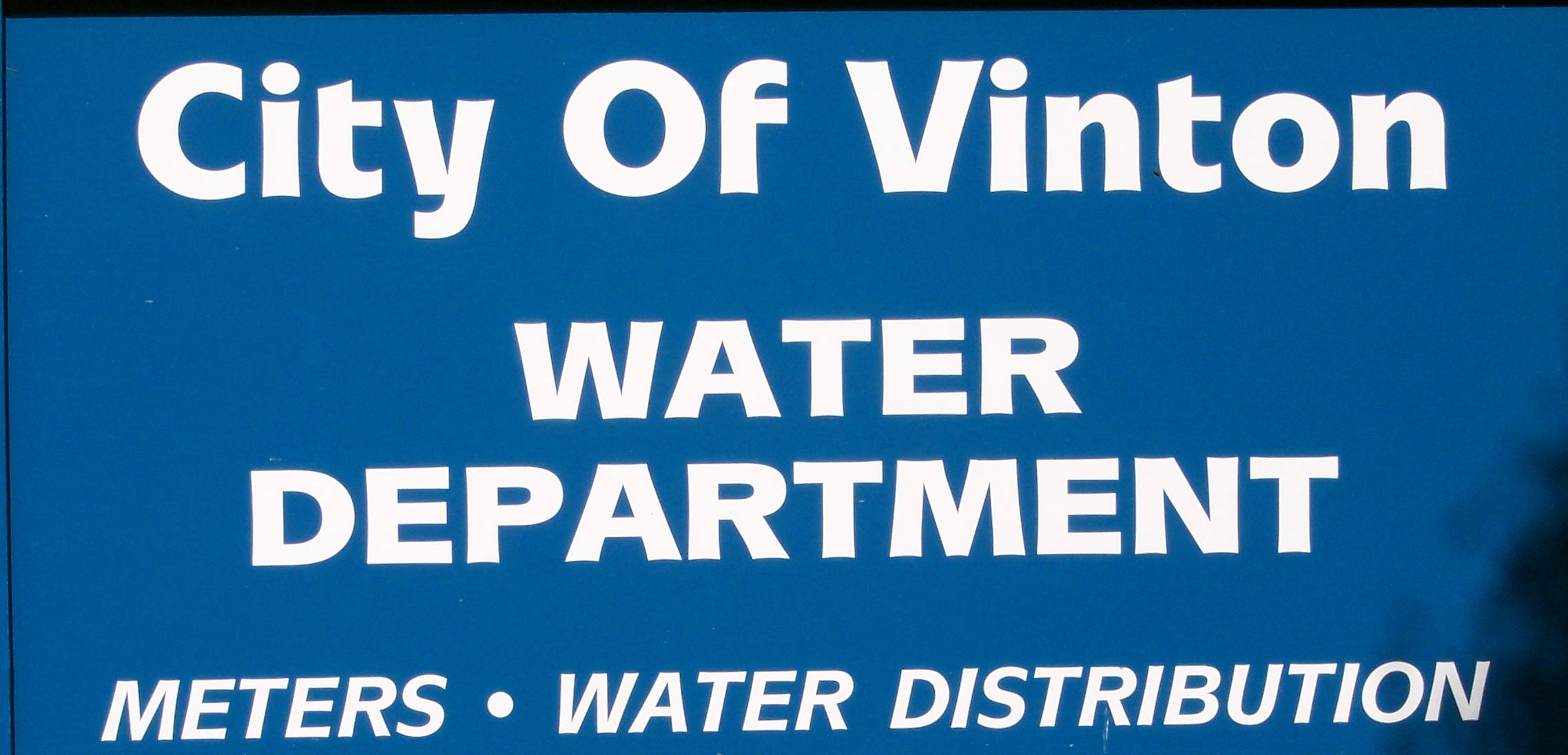 Vinton WaterDept